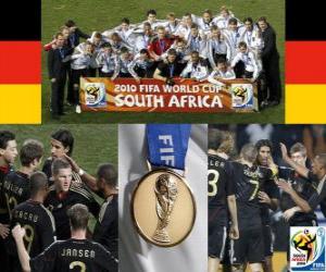 Puzzle Γερμανία, Ranked 3ος στο Παγκόσμιο Κύπελλο Ποδοσφαίρου 2010 της Νοτίου Αφρικής